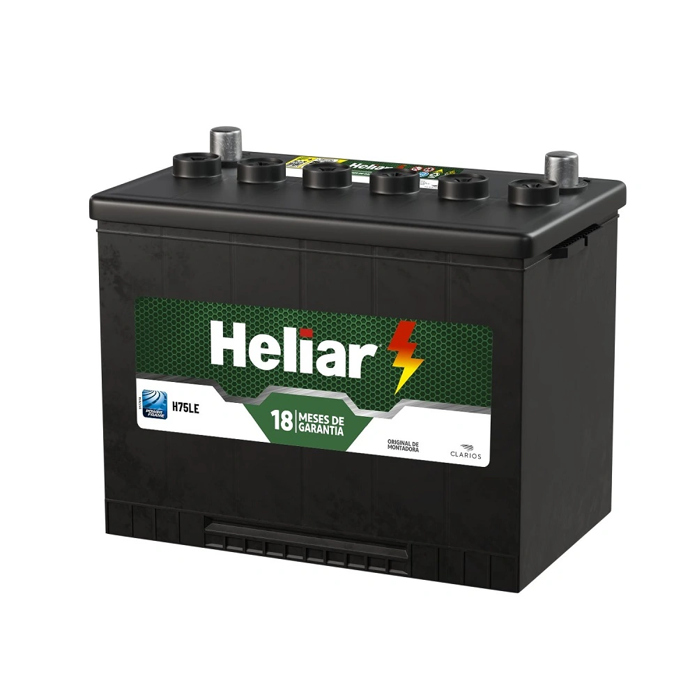Bateria 75Ah Polo Lado Esquerdo - HELIAR H75LE
