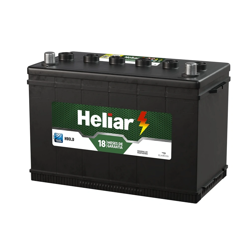Bateria 90Ah Polo Lado Direito - HELIAR H90LD
