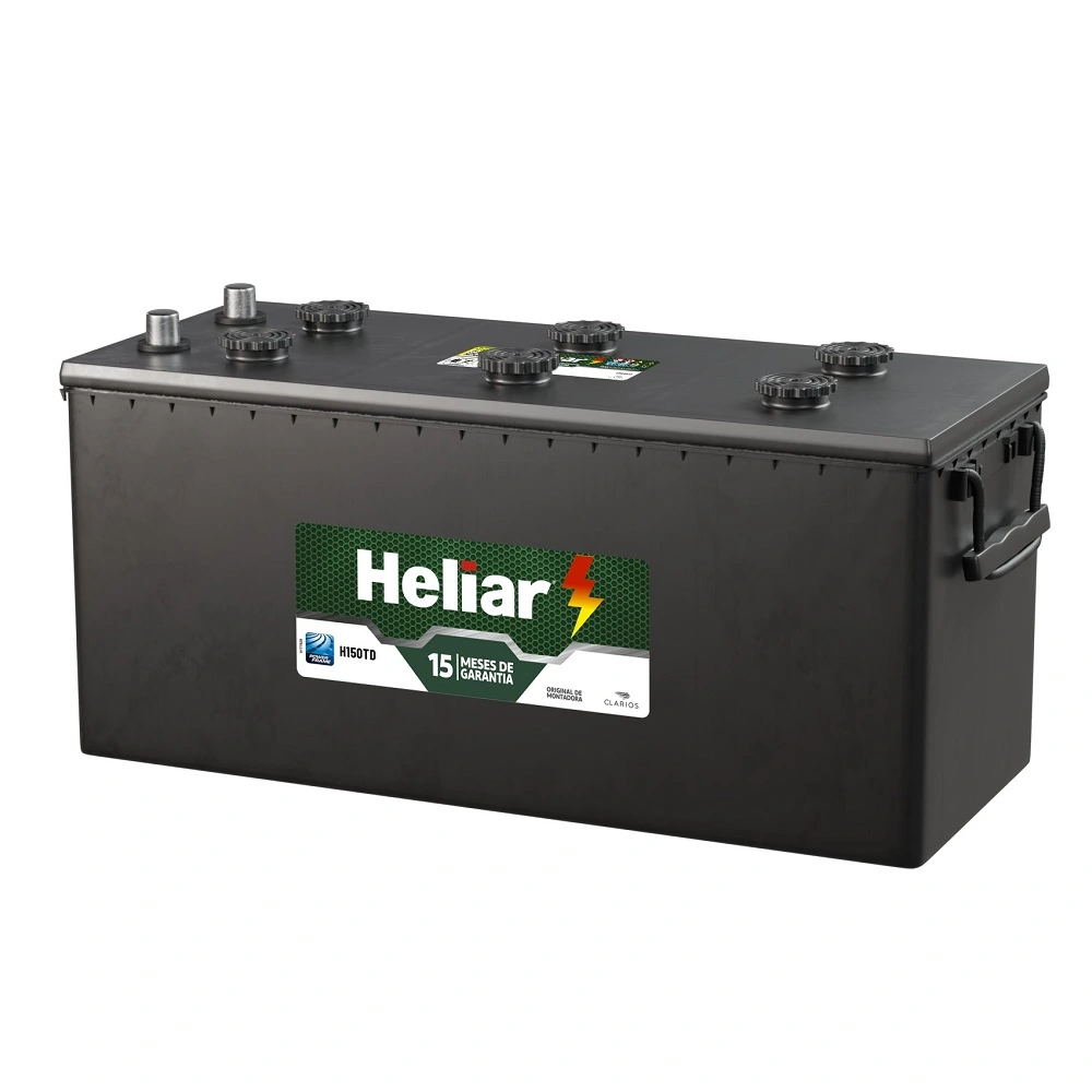 Bateria 150Ah Polo Lado Direito - HELIAR H150TD