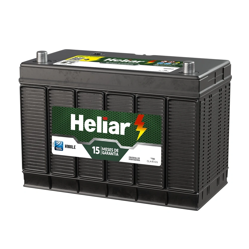 Bateria 100Ah Polo Lado Esquerdo - HELIAR H100LE