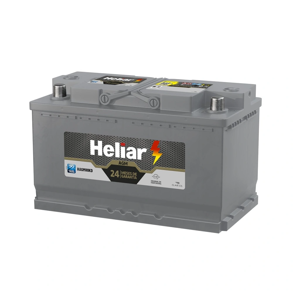 Bateria Heliar Agm Hagm80kd 24m 80ah