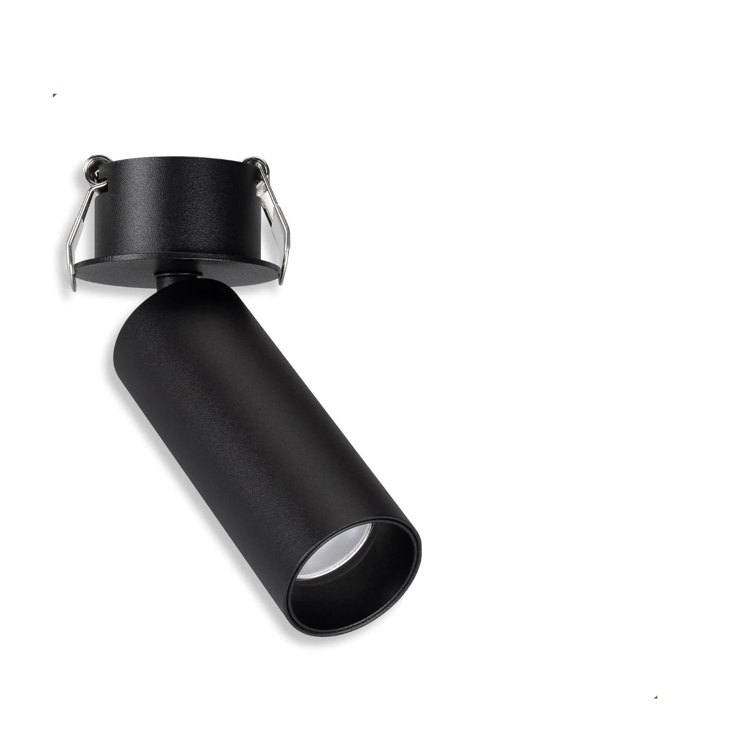Spot De Led Embutir Preto 5w Direcionável Para Teto Bivolt