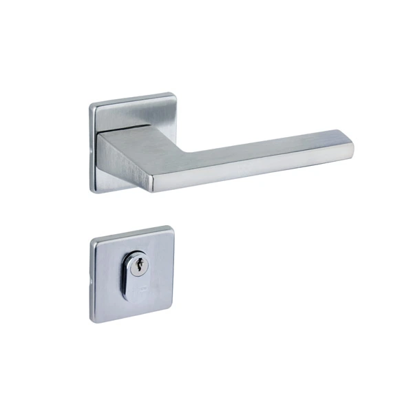 Fechadura para Porta de Entrada Acetinado 55mm Comum com Roseta 451 La Fonte