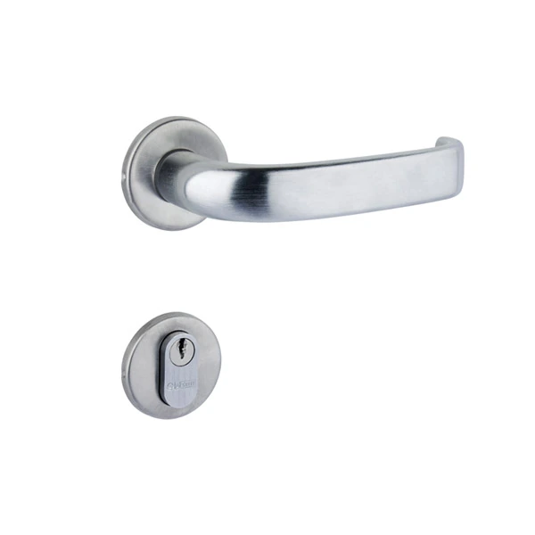Fechadura para Porta de Entrada Acetinado 40mm Comum com Roseta 236 La Fonte