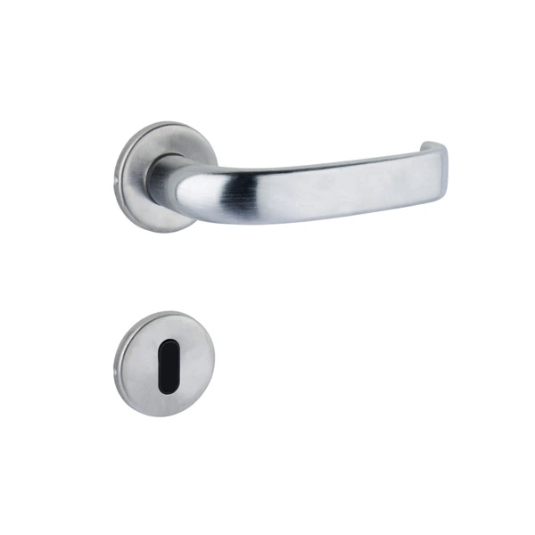 Fechadura para Porta Interna Acetinado 40mm Comum com Roseta 236 La Fonte