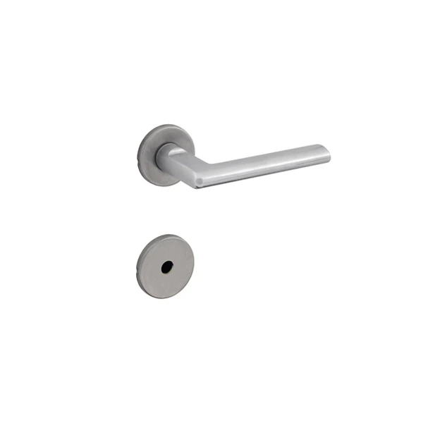 Fechadura WC 40mm Aço Cromado Acetinado La Fonte