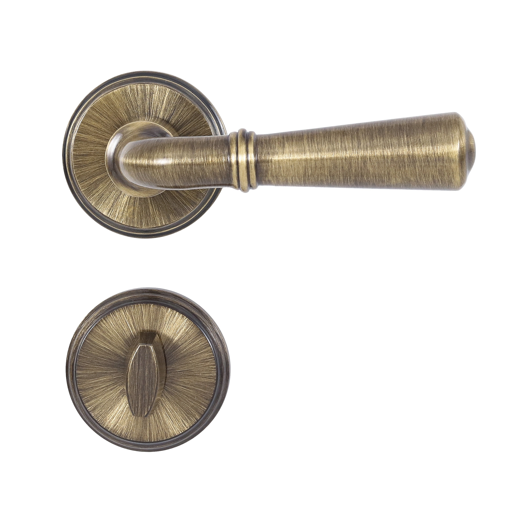 Fechadura para Porta de Banheiro Antique 55mm Comum 620 La Fonte