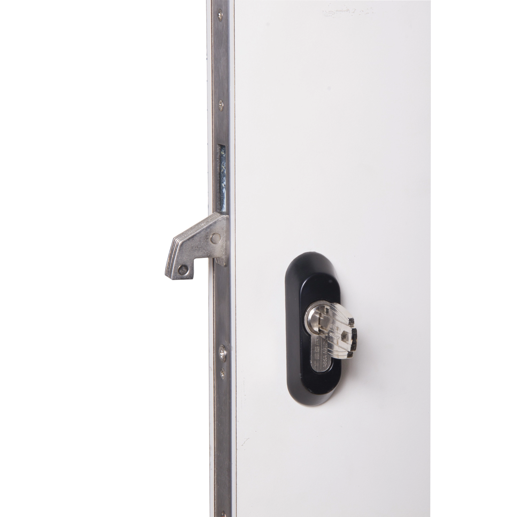 Fechadura Alta Segurança para Porta de Entrada Cromado 45mm Multiponto 4231 La Fonte