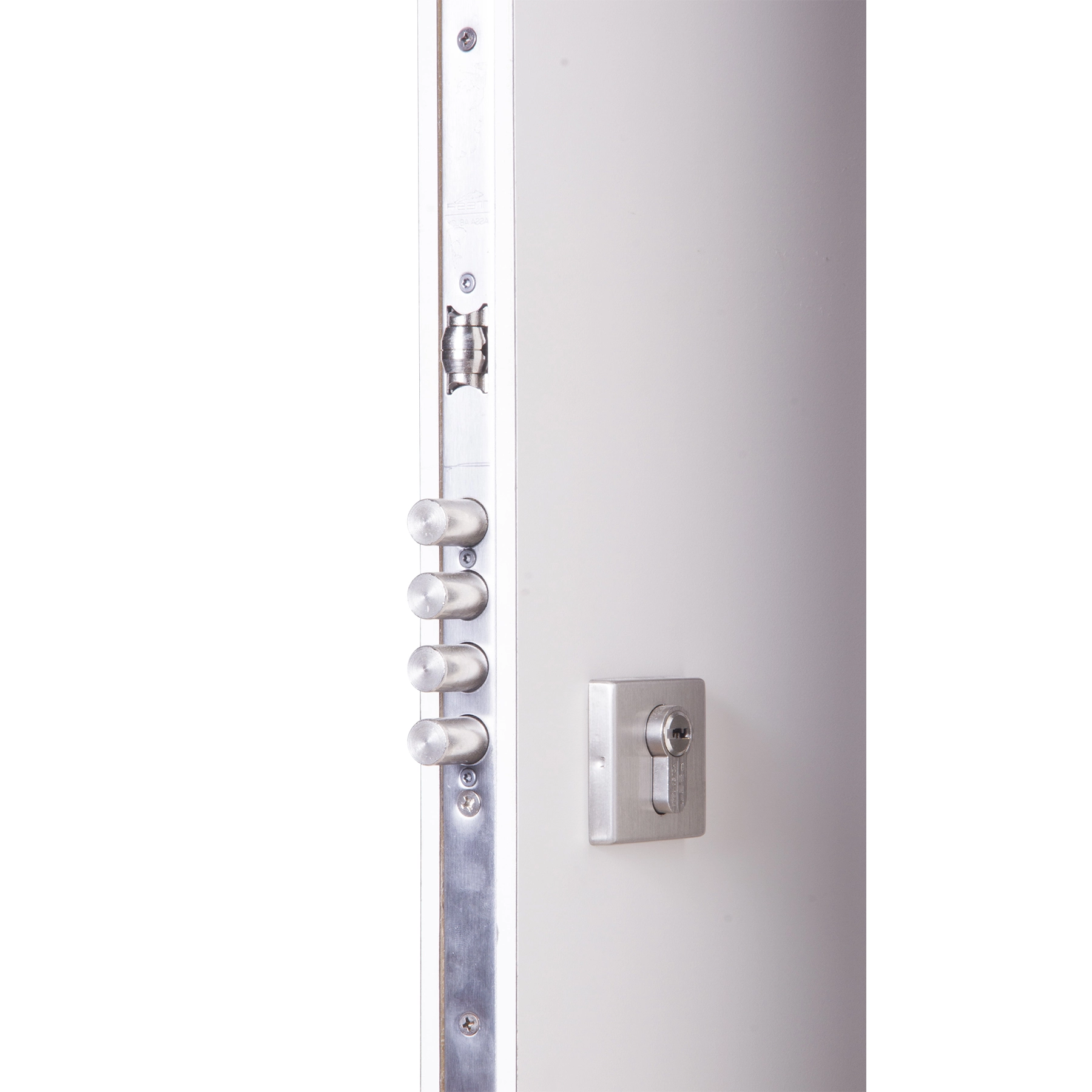 Fechadura Alta Segurança para Porta de Entrada Cromado 45mm Multiponto TLB3 La Fonte