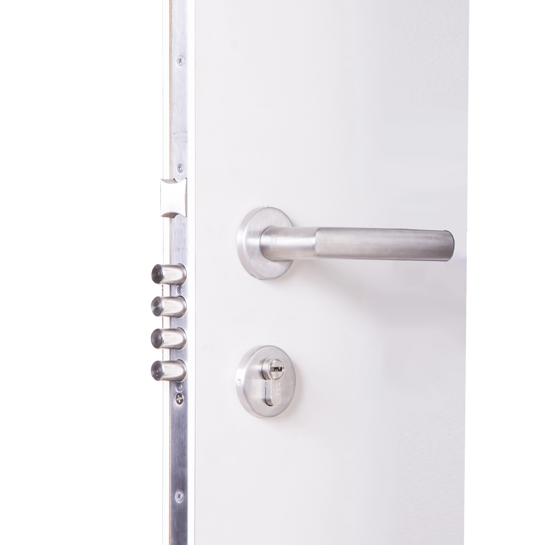 Fechadura Alta Segurança para Porta de Entrada Acetinado 60mm Multiponto Tesa La Fonte