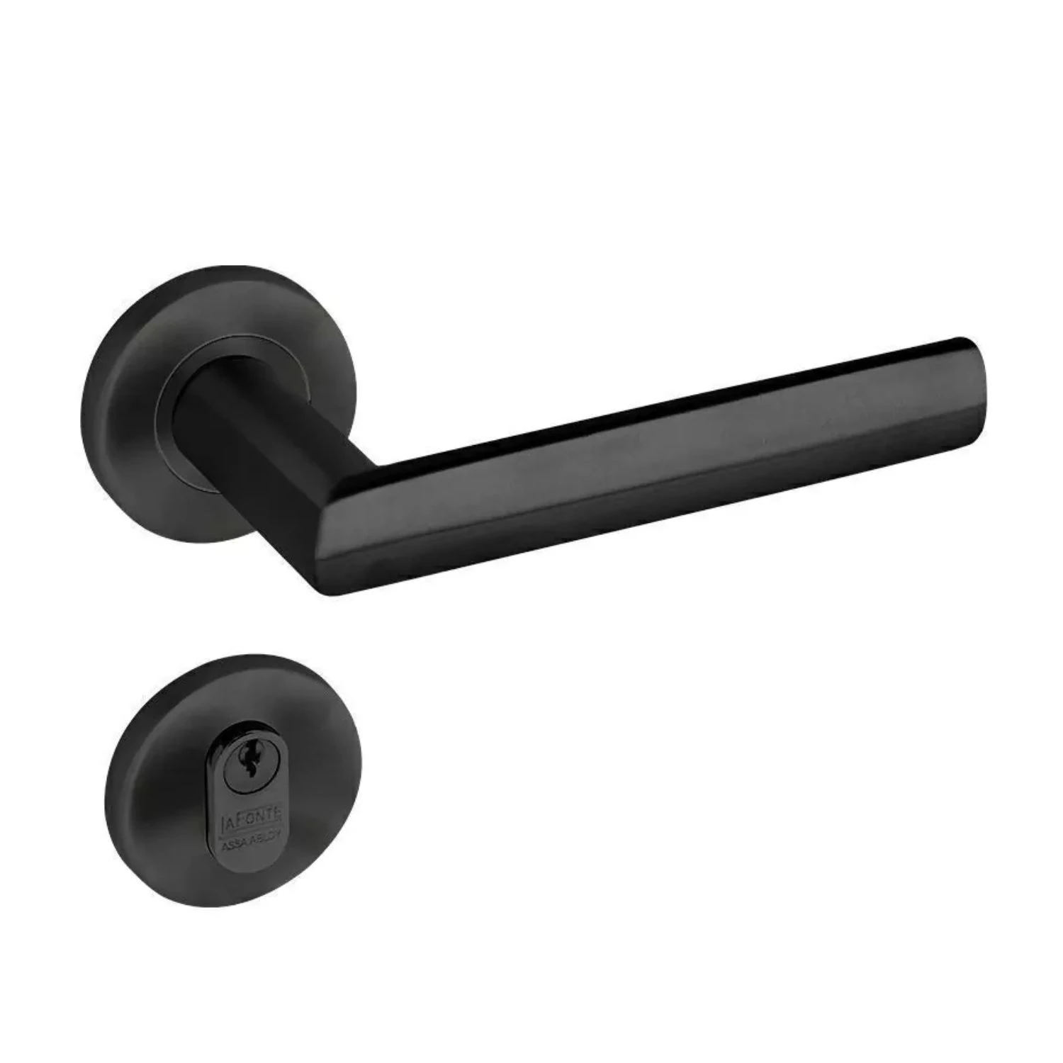 Fechadura 892 Architect Externa St2-55 Ros357 55mm Inox Preto Fosco La Fonte