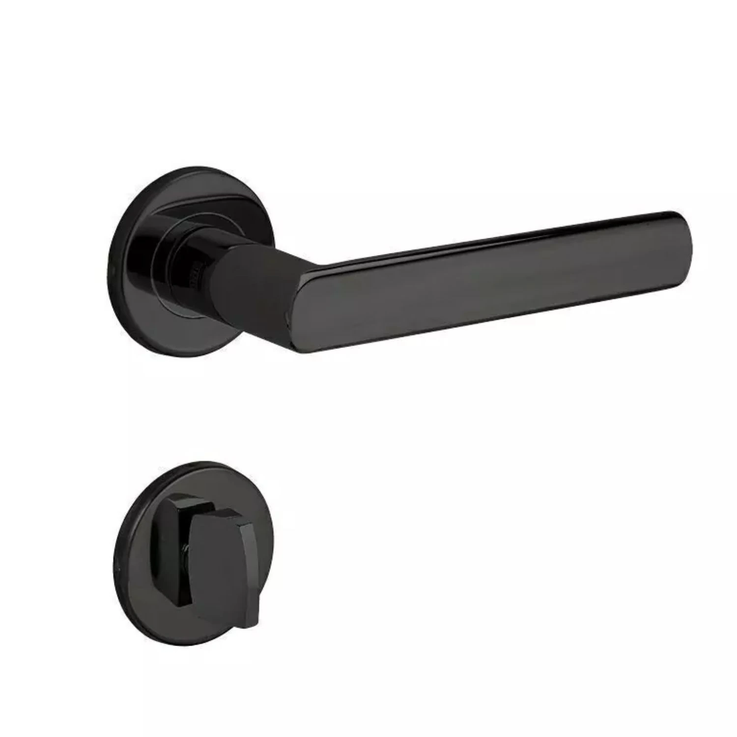 Fechadura 892 Architect Banheiro St2-55 Ros357 55mm Preto Fosco La Fonte