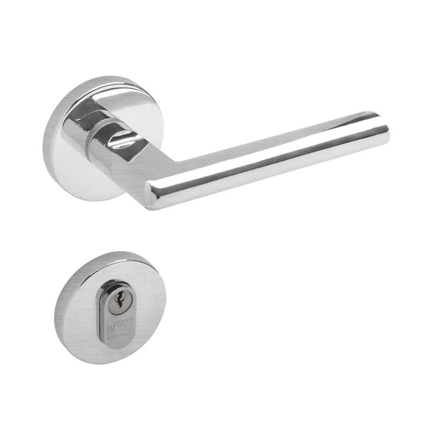 Fechadura 6521 Architect Externa St2-55 Ros 323 55mm Inox Cromado La Fonte