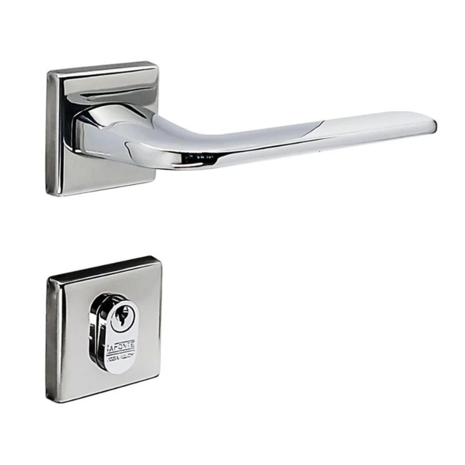 Fechadura 700 Vanguard Externa St2-55 Ros333 55mm Inox Cromo Acetinado La Fonte
