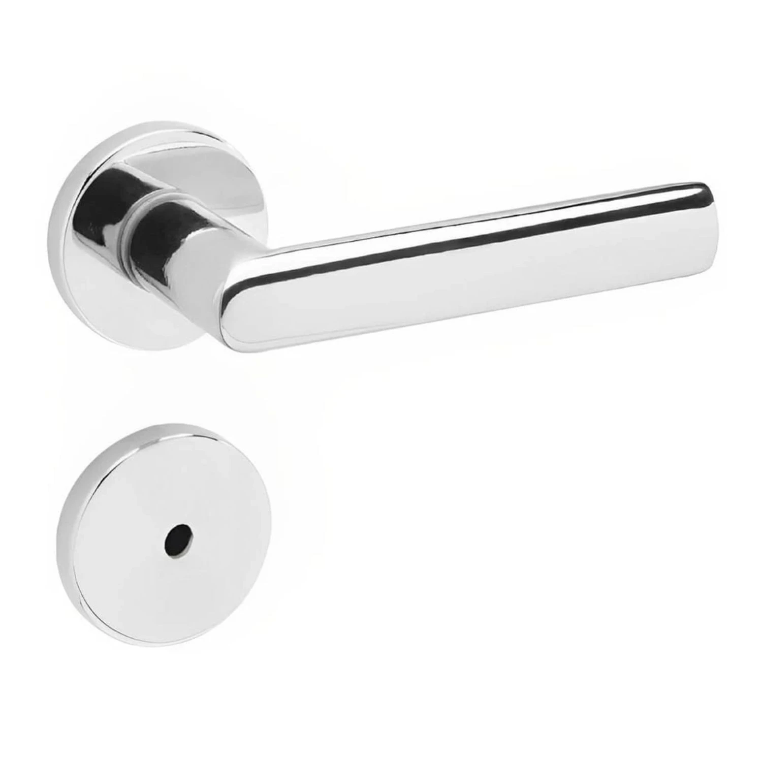 Fechadura 880 Residence Banheiro St1r Ros325 55mm Aço Inox Polido La Fonte