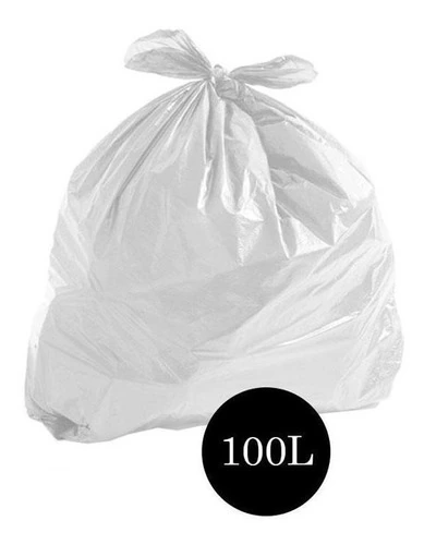 Saco De Lixo Comum Leitoso 100lts Pct C/100 Un
