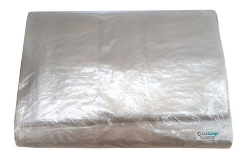 Sacos Para Lixo Transparente 40 Litros Normal (100 Un)