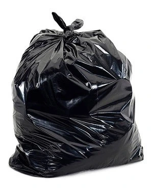 Kit Com 100 Sacos De Lixo Preto Com Capacidade De 60 Litros