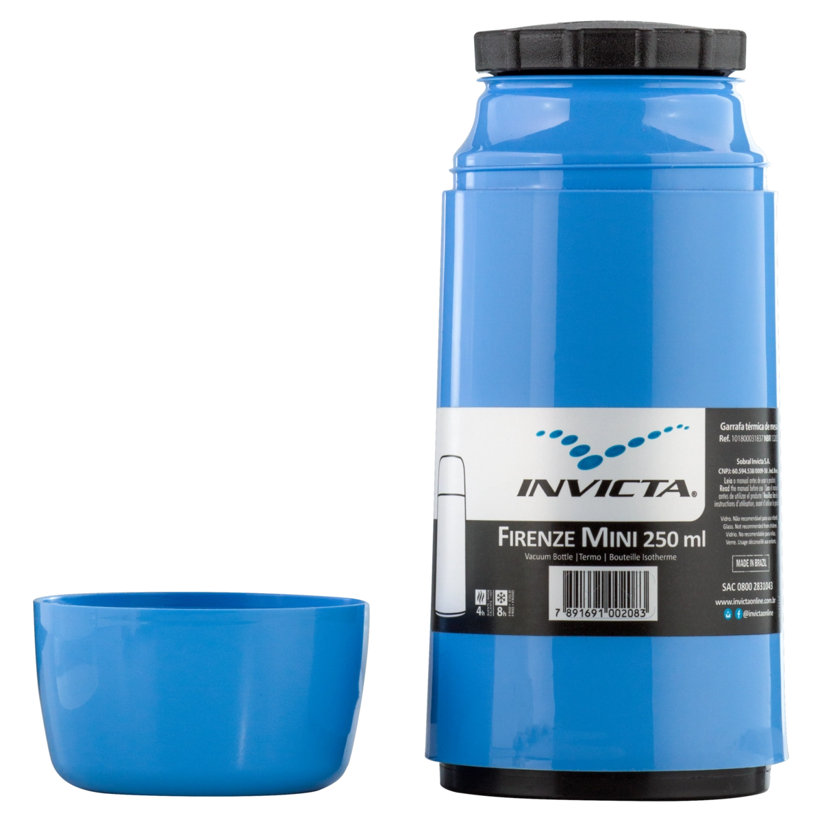 Garrafa Térmica de Mesa Firenze Mini 250ml Invicta