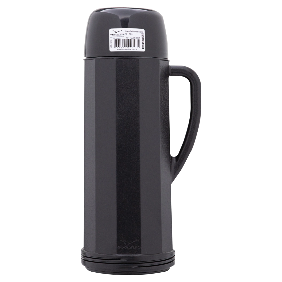 Garrafa Termica Eureka 1L Preto Invicta 101100050105