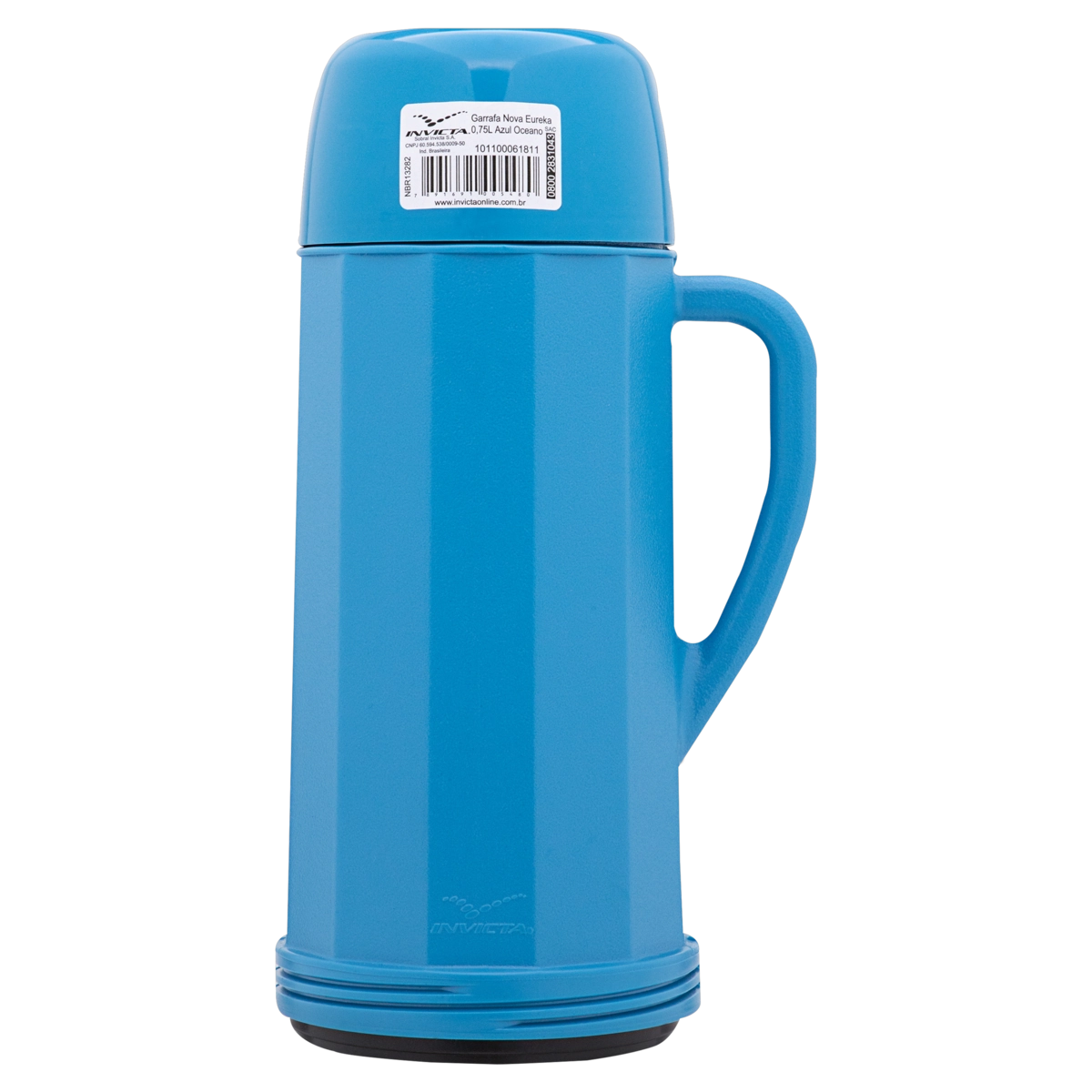 Garrafa Térmica Azul Oceano Nova Eureka 0,75l Invicta