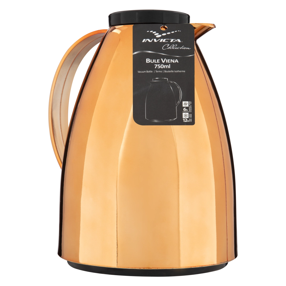 Garrafa Térmica De Mesa Cobre Rosé Bule Viena 750ml Invicta