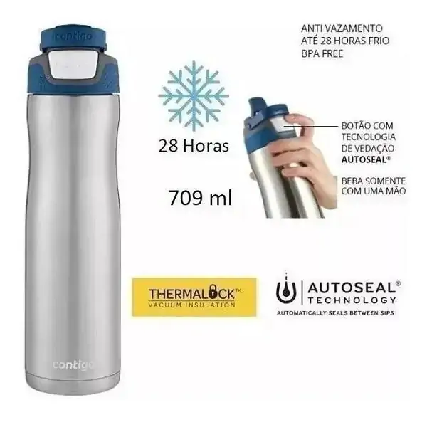 Squeeze Autoseal CHILL ACO INOX 709 ML Monaco Contigo 162520001712