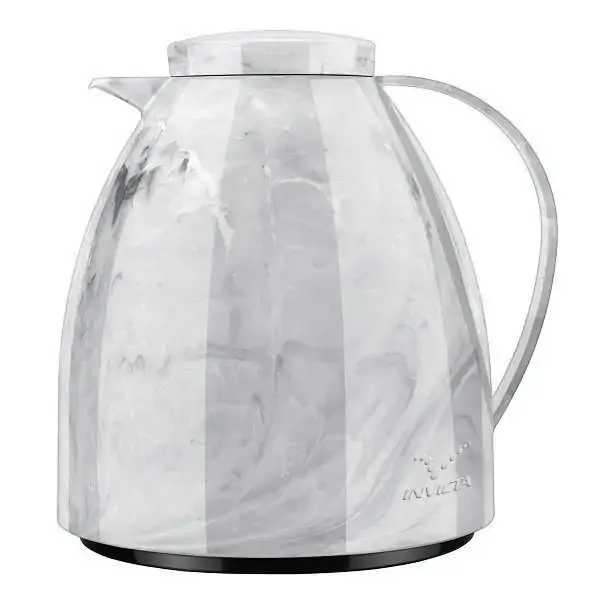 Bule Termico Viena BABY 400ML Marmore Branco Carrara Invicta 100396011912