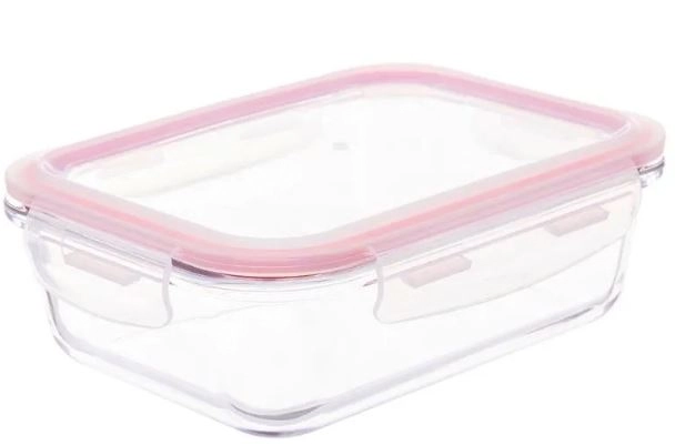Pote de Vidro Retangular 1040ml com Tampa Hermética Invicta 101528291770