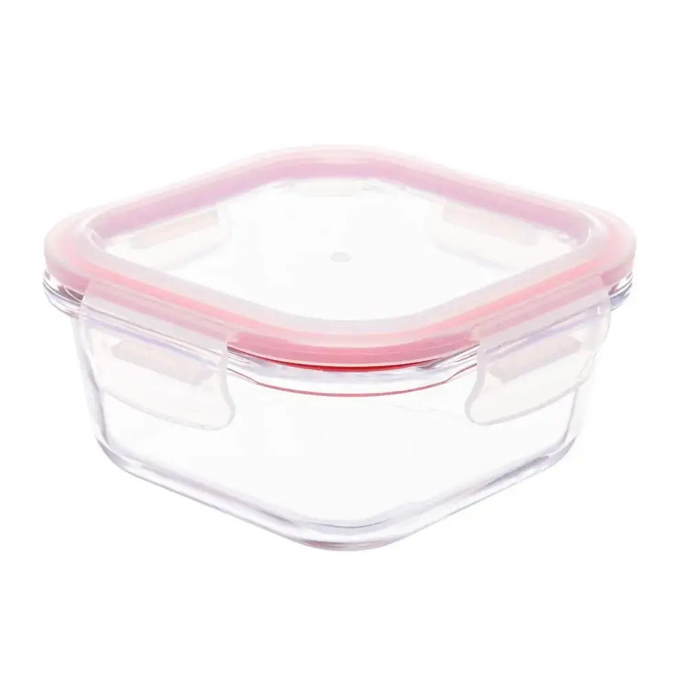 Pote de Vidro Quadrado 520ml com Tampa Hermética Invicta 101528291773