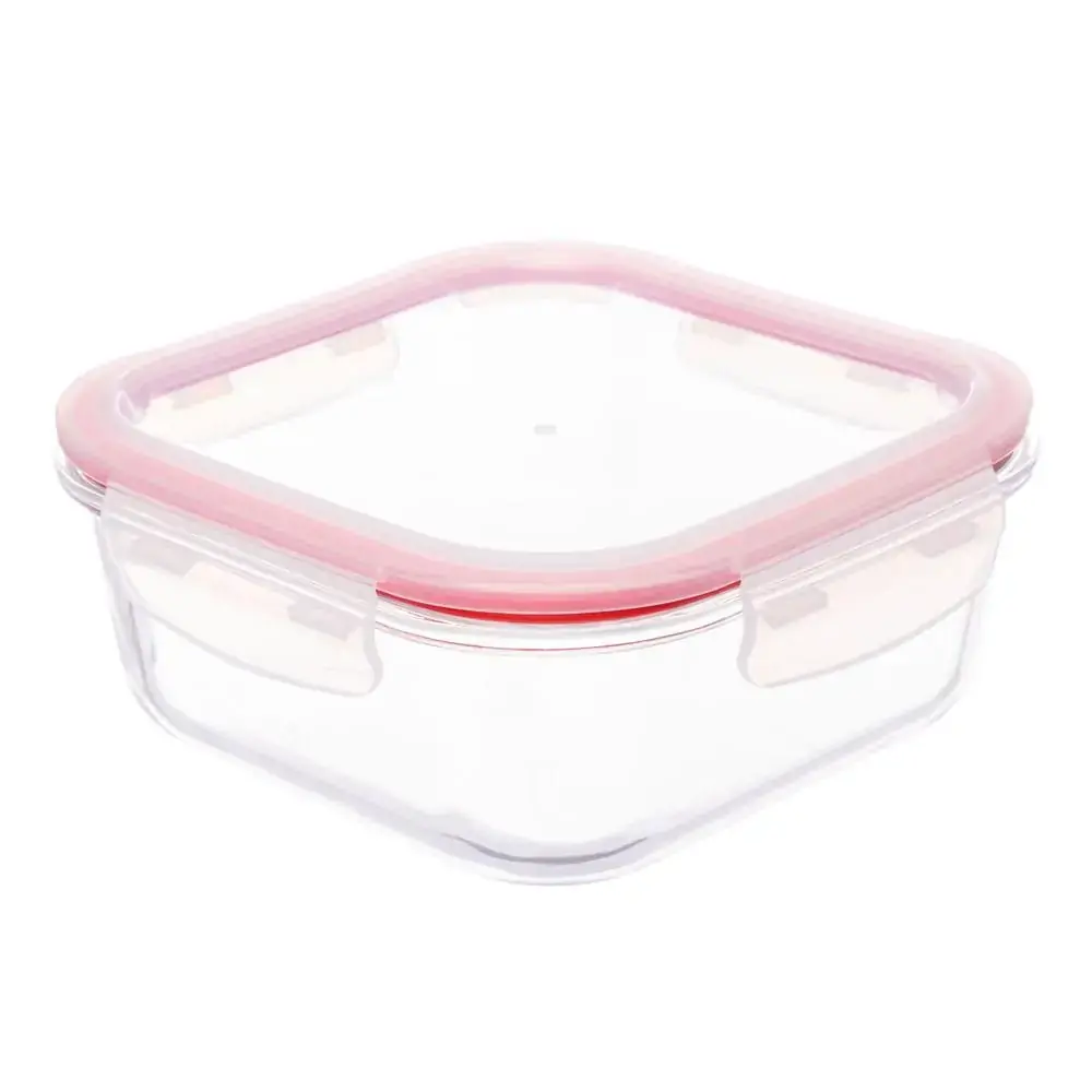 Pote de Vidro Quadrado 1100ml com Tampa Hermética Invicta 101528291775