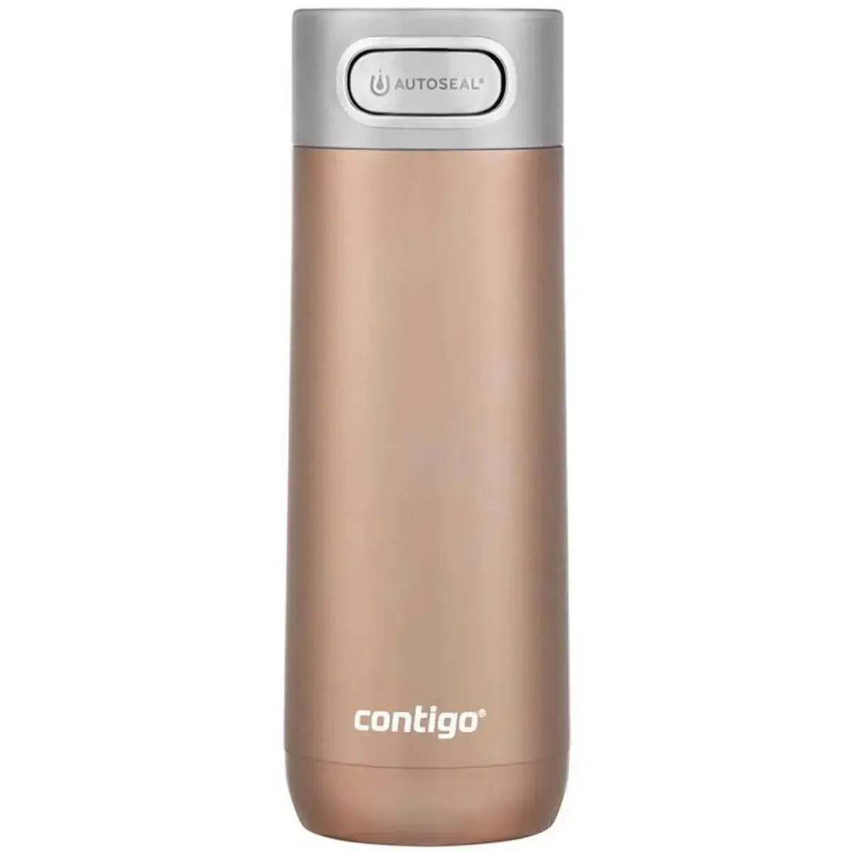 Garrafa Squeeze Térmico Luxe Autoseal Copo Térmico Inox Chardonnay Quente e Frio 473ml Contigo