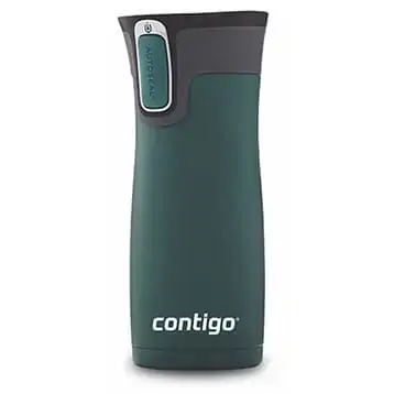 Copo Térmico West Loop Squeeze De Aço Inox 473ml Quente Frio Chard Verde Contigo