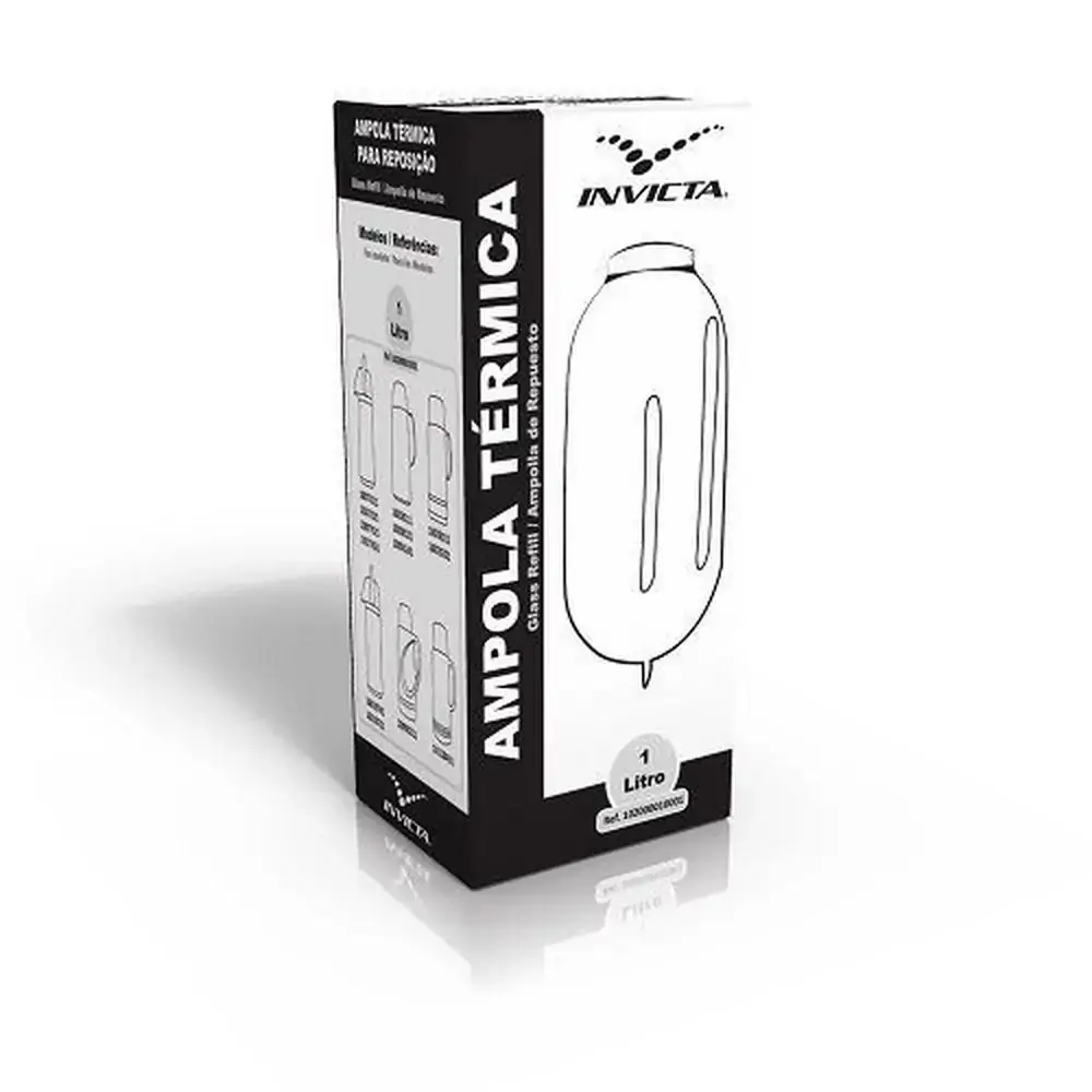Vidro Termico P/garrafa Invicta 1 L.