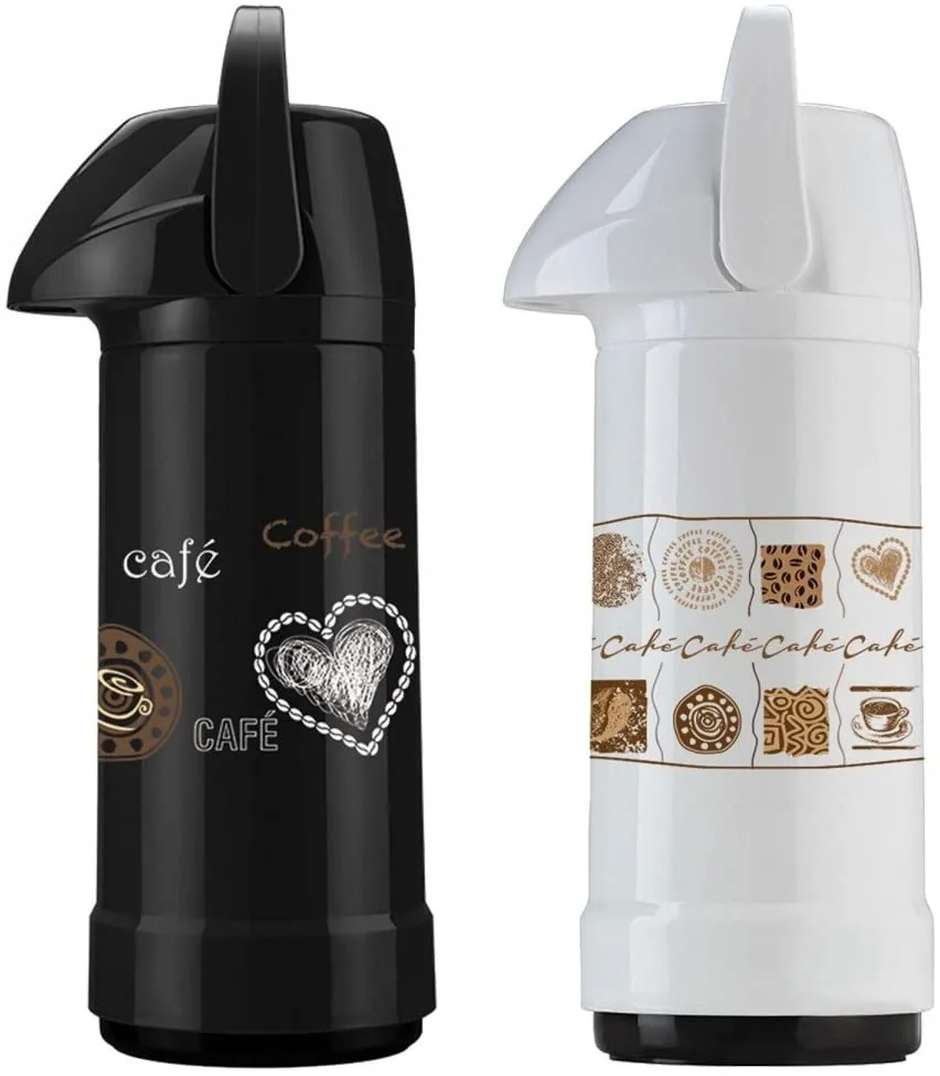 Garrafa Térmica Pressão Galant Decorada 1l Invicta Café