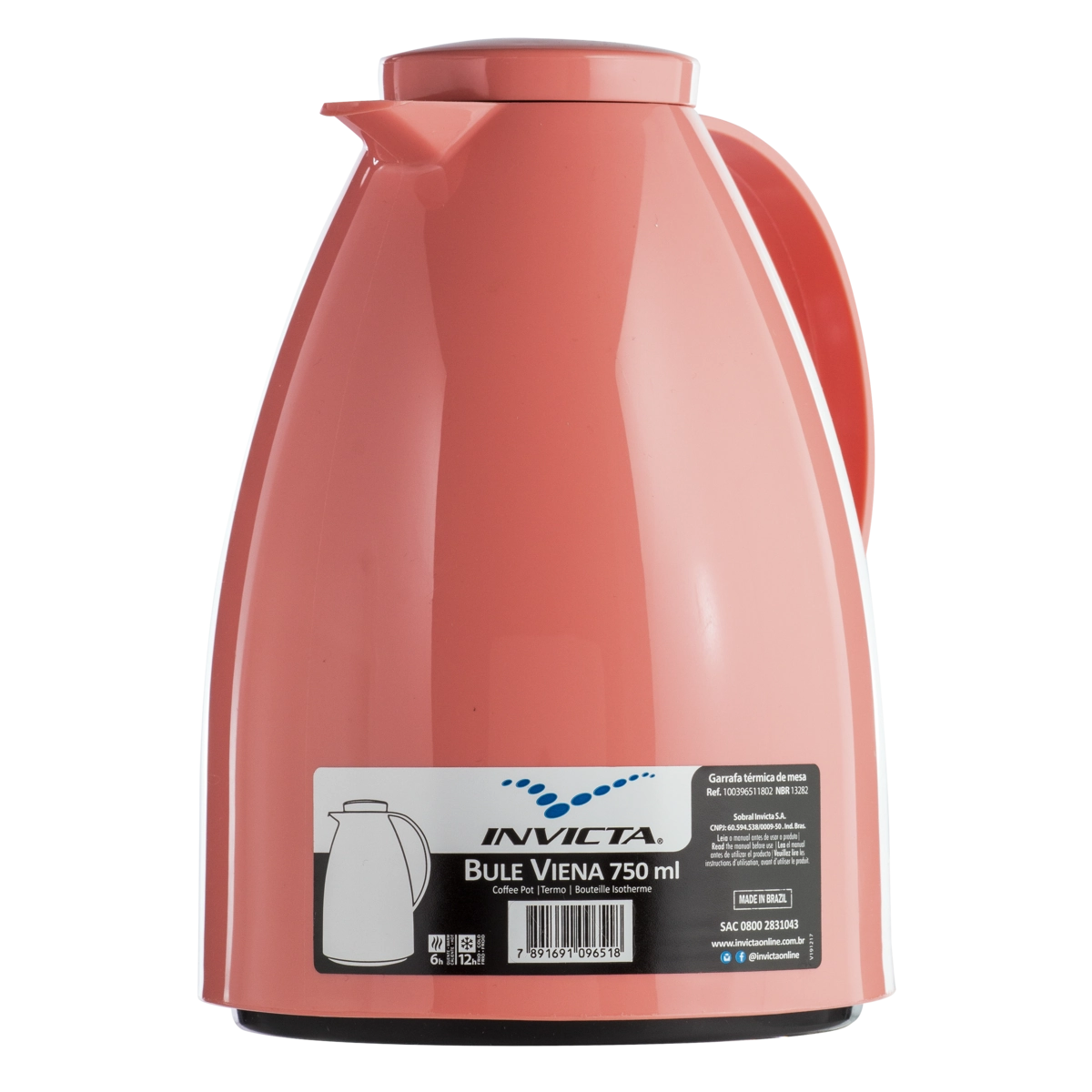 Garrafa Térmica de Mesa Bule Viena 750ml Invicta