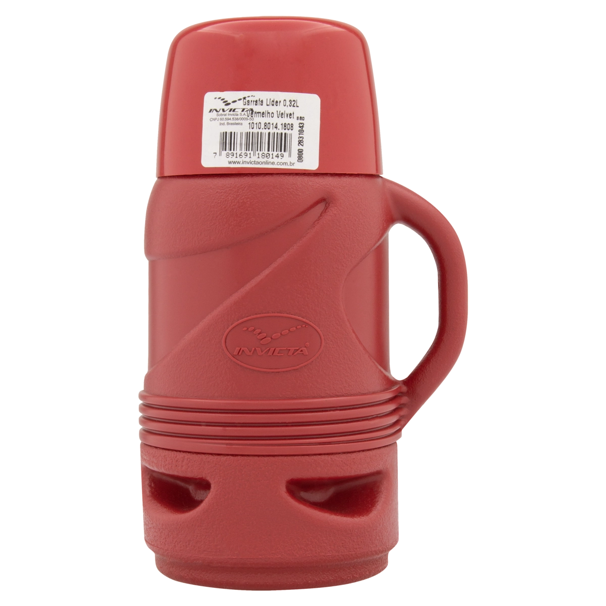 Garrafa Térmica Vermelho Velvet Líder 320ml Invicta