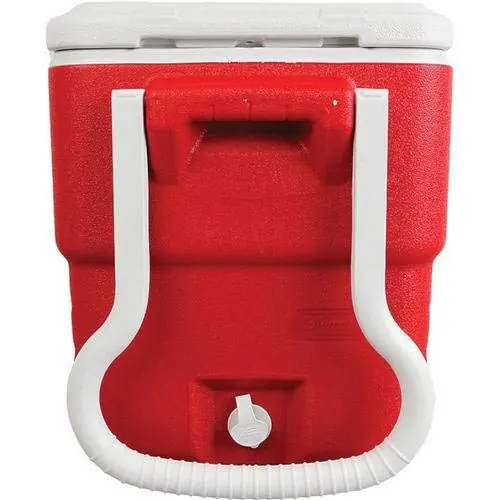 Recipiente Termoplástico Com Rodas 40qt 38 Litros Vermelho Coleman