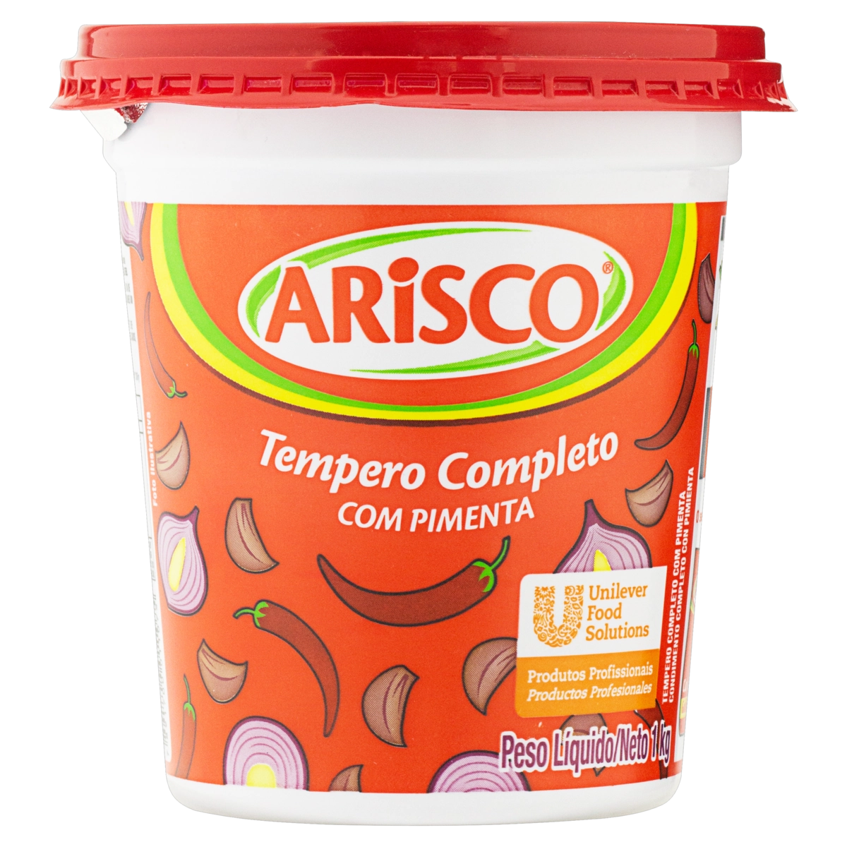 Tempero Completo Com Pimenta Arisco Pote 1kg