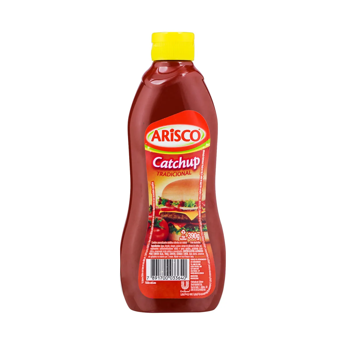 Ketchup Tradicional Arisco Squeeze 390g