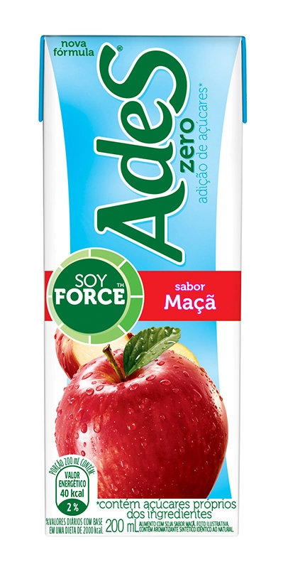 Bebida De Soja Ades Zero Maçã 200ml