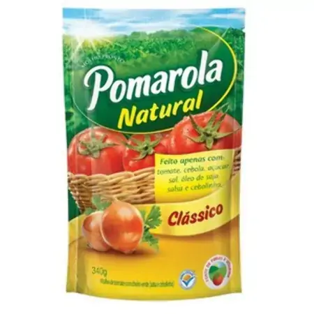 Molho Tom Pomarola 100 Alho Sachet
