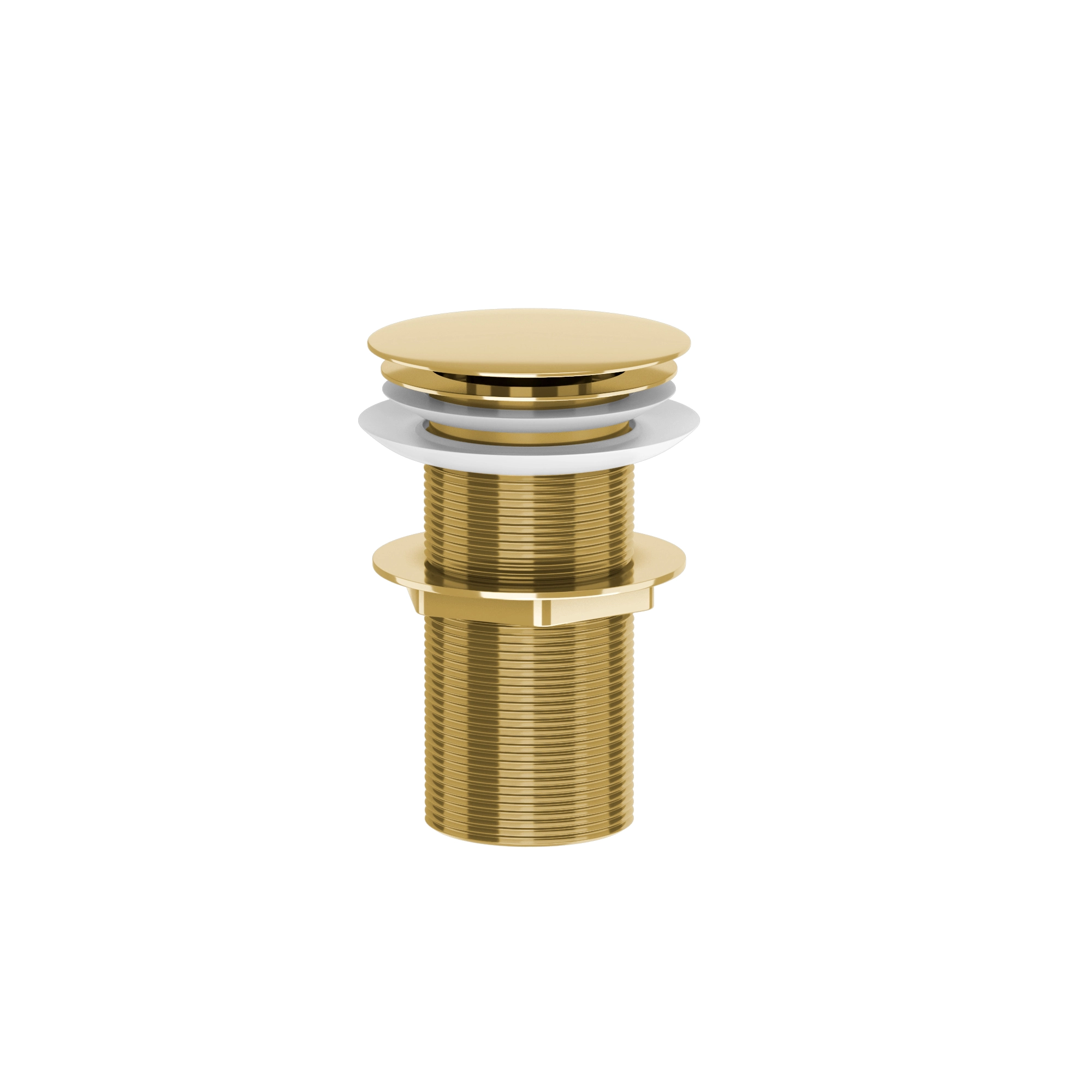 Válvula Click Up Para Banheiro Dourada Brilhante Goldenx