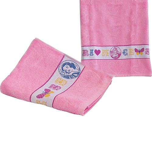 Toalha De Banho Infantil Princesas Disney Rosa Camesa