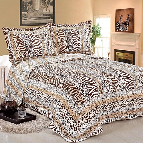 Colcha Queen Patch Arizona Microfibra 3 Peças Camesa