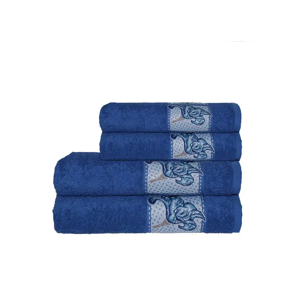 Toalha De Banho Camesa Naturae Azul Royal 70x140