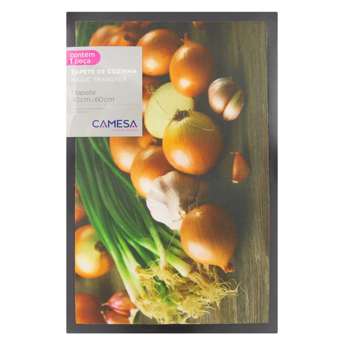Tapete Para Cozinha Magic Transfer Camesa 40cm X 60cm