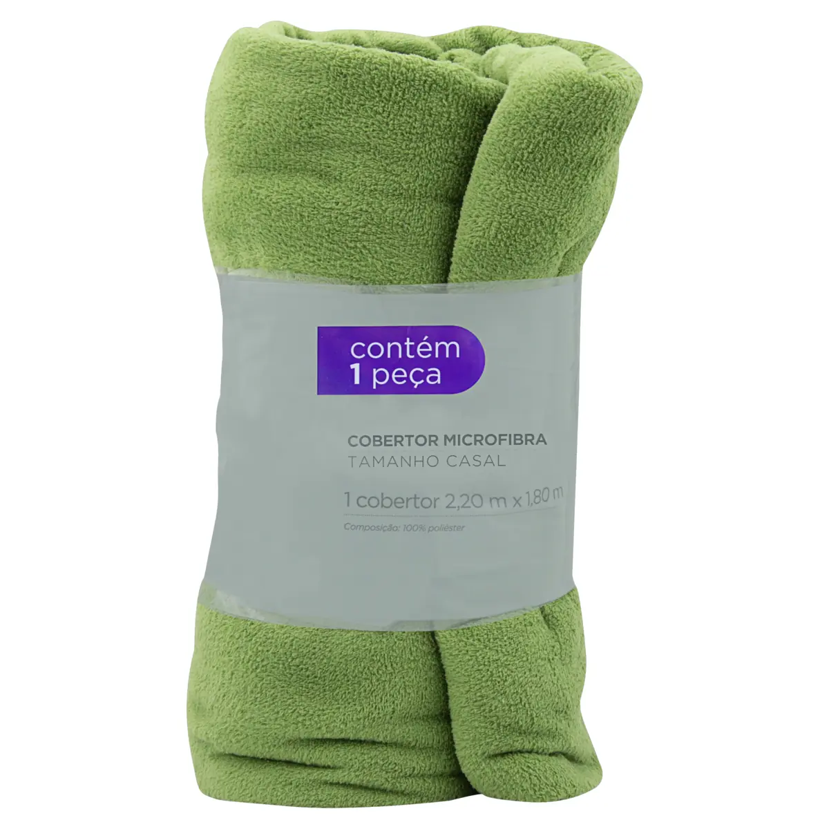 Cobertor Casal Liso Microfibra Camesa 2,20m X 1,80m
