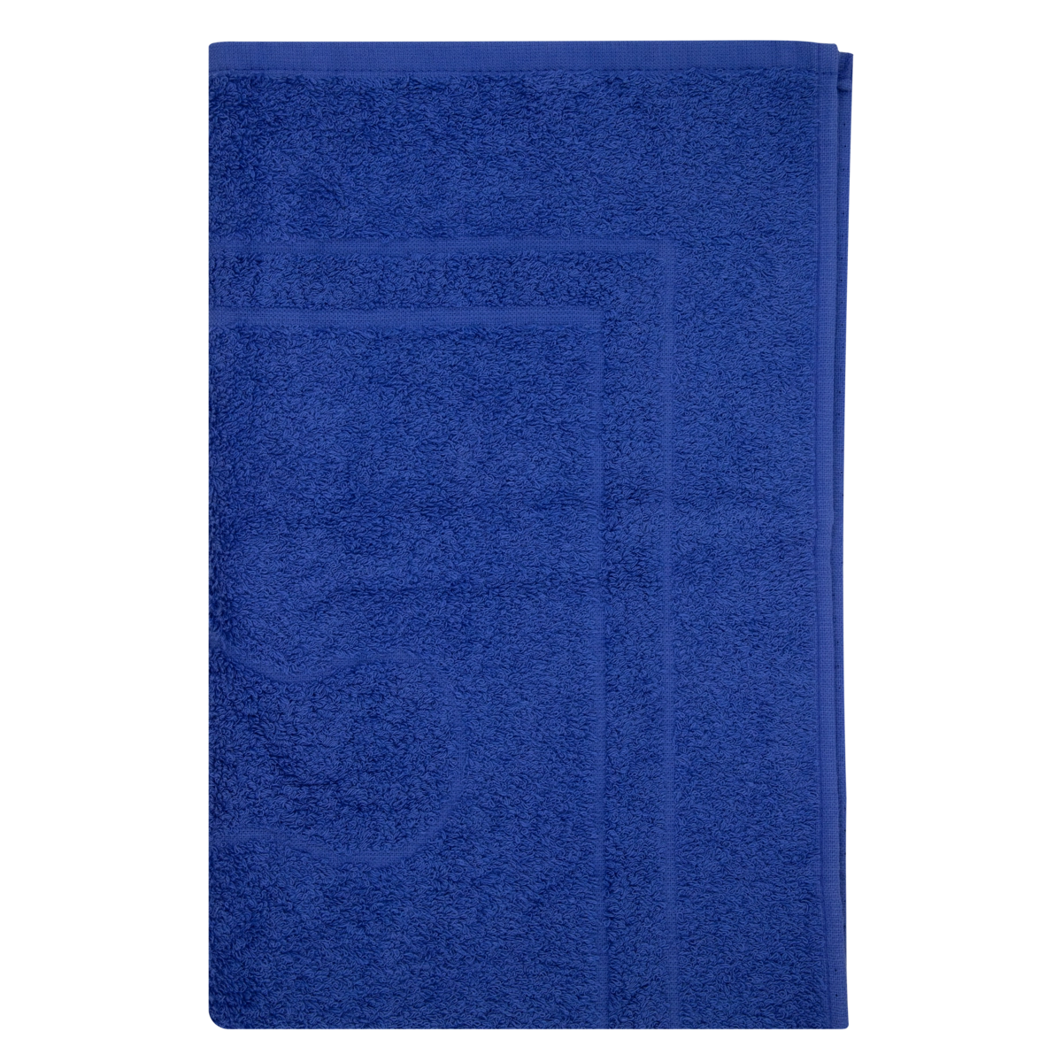 Toalha De Piso Para Os Pés Azul Escuro Camesa 45cm X 70cm