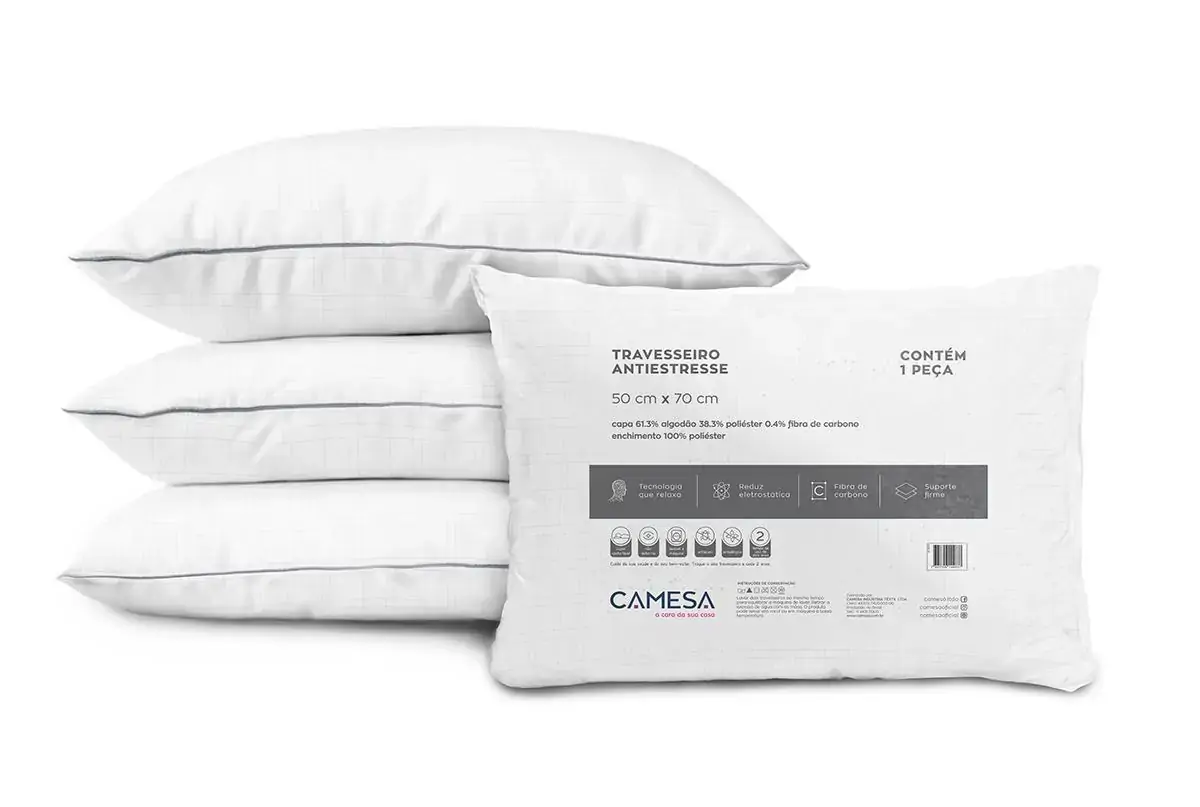 Travesseiro Anti Stress 50x70 Sup Firme Rf50999